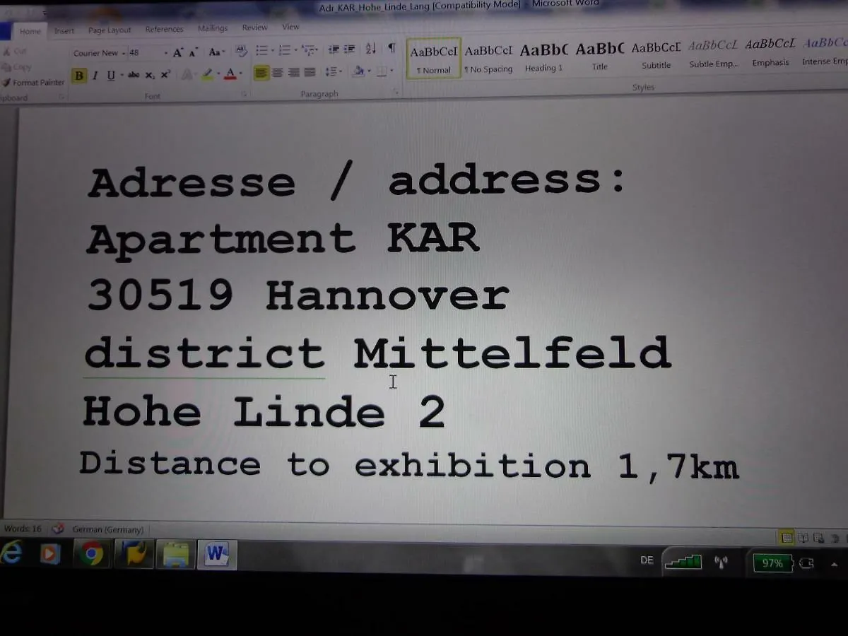 Apartment Nahe Messe - Room Agency Hannover Homestay